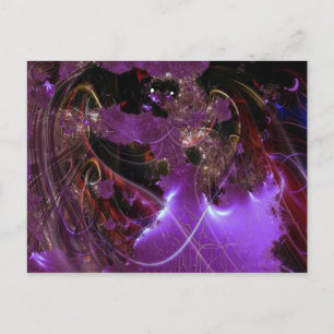 Awsome! Fractal postcard. Postcard