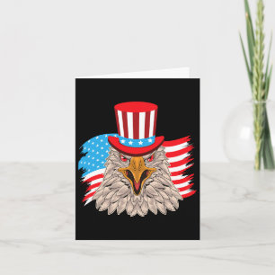 Awsome Patriotic Eagle Usa Tee1 Card