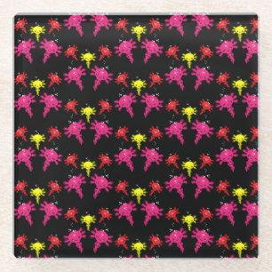 Axaotl Salamander Kids Gift Glass Coaster