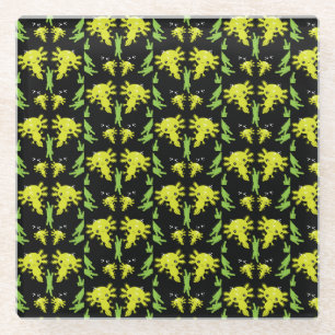 Axaotl Salamander Kids Gift Glass Coaster