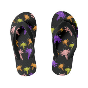 Axaotl Salamander Kids Gift Kid's Jandals