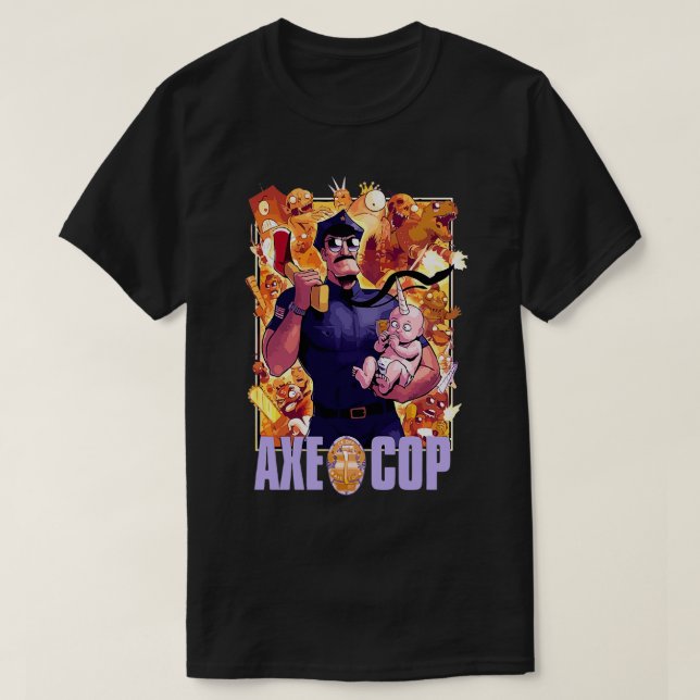 Axe Cop Merch Classic TShirt (Design Front)