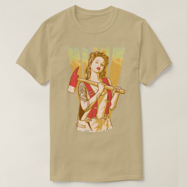 Axe girl 6 T-Shirt (Design Front)