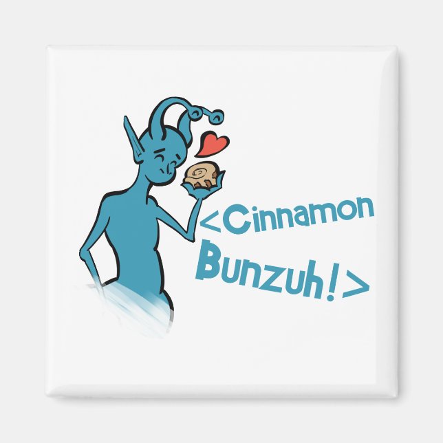 Axe Hearts Buns Square or Circular Magnet (Front)