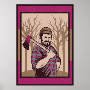 Axe man poster