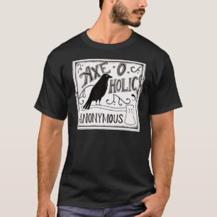 Axe-O-Holics Anonymous Black Raven  Classic T-Shir T-Shirt