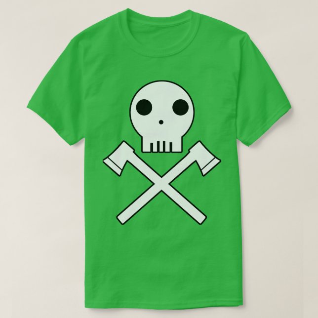 Axe Skull 3 T-Shirt (Design Front)