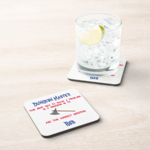 Axe the correct questions coaster