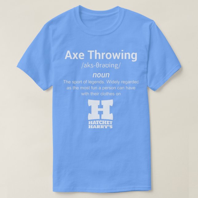 Axe Throwing 105 T-Shirt (Design Front)