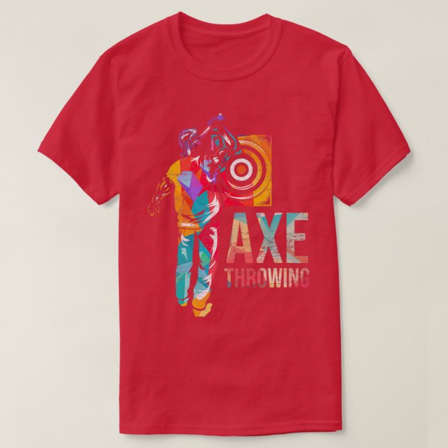 Axe Throwing 51 T-Shirt (Design Front)