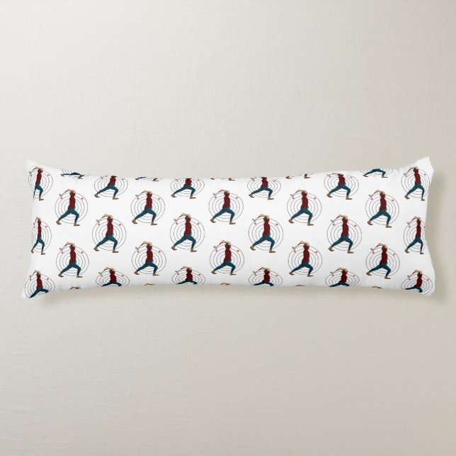 Axe Throwing Body Cushion (Front)