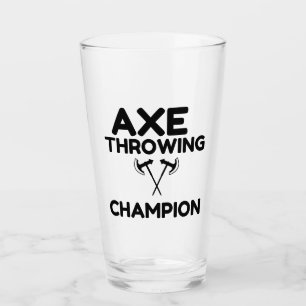 AXE THROWING CHAMPION GLASS