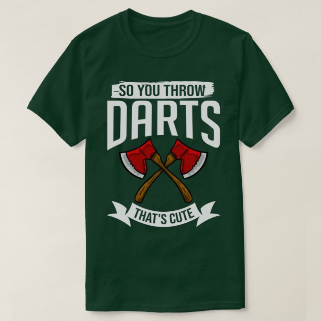 Axe Throwing Competition Throw Game Thrower 10 T-Shirt (Design Front)