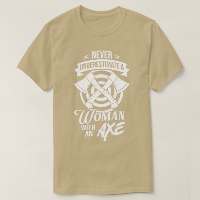 Axe Throwing Competition Throw Game Thrower 7 T-Shirt (Design Front)