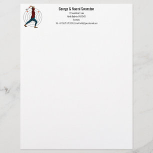 Axe Throwing Custom Letterhead