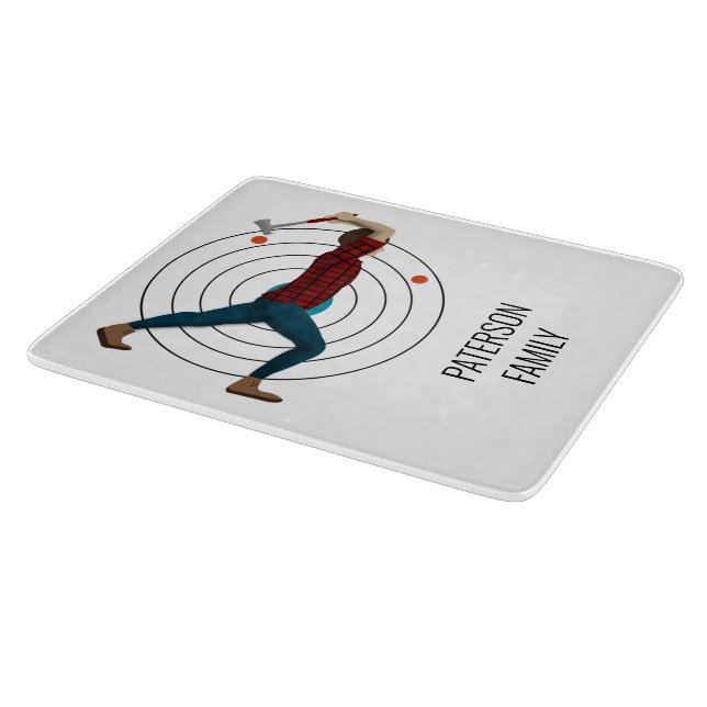 Axe Throwing Cutting Board (Corner)