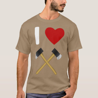 Axe Throwing For Men Hatchet Darts Wood 3 T-Shirt