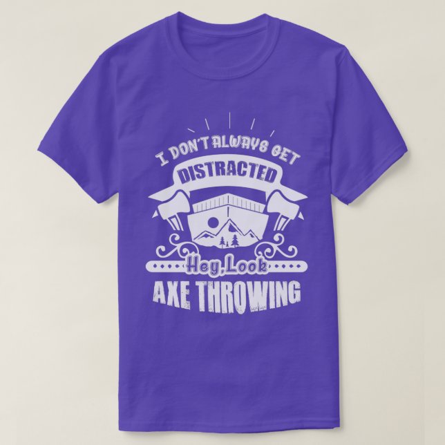 Axe Throwing Funny Axe Throwing T-Shirt (Design Front)