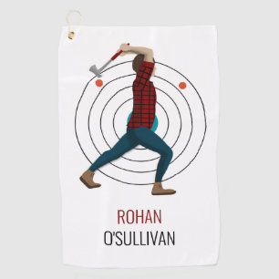 Axe Throwing Golf Towel