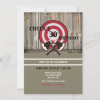 Axe Throwing Invitation