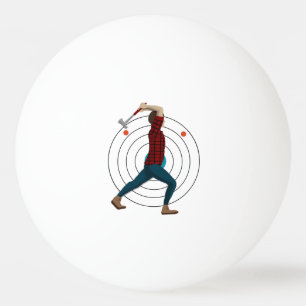 Axe Throwing Ping Pong Ball