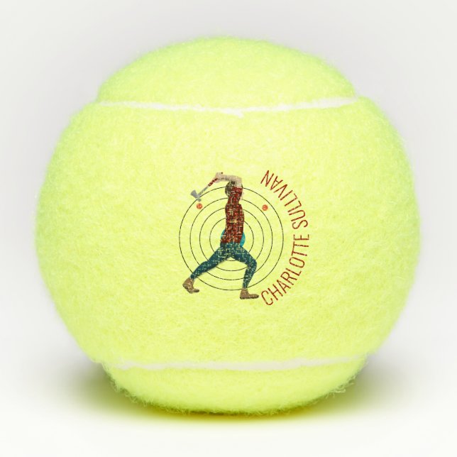 Axe Throwing Tennis Balls (Front)