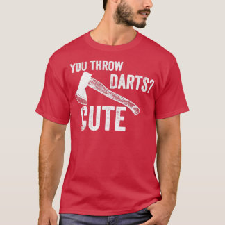 Axe throwing throwing Tomahawk double axe gift 15 T-Shirt