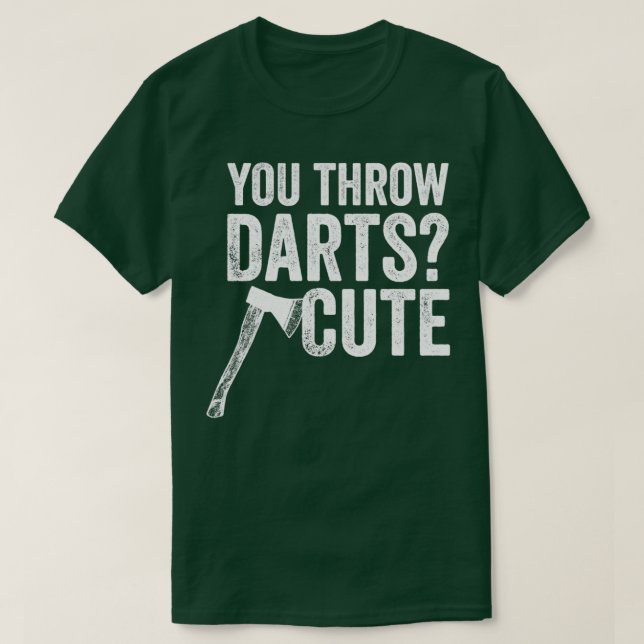 Axe throwing throwing Tomahawk double axe gift 4 T-Shirt (Design Front)