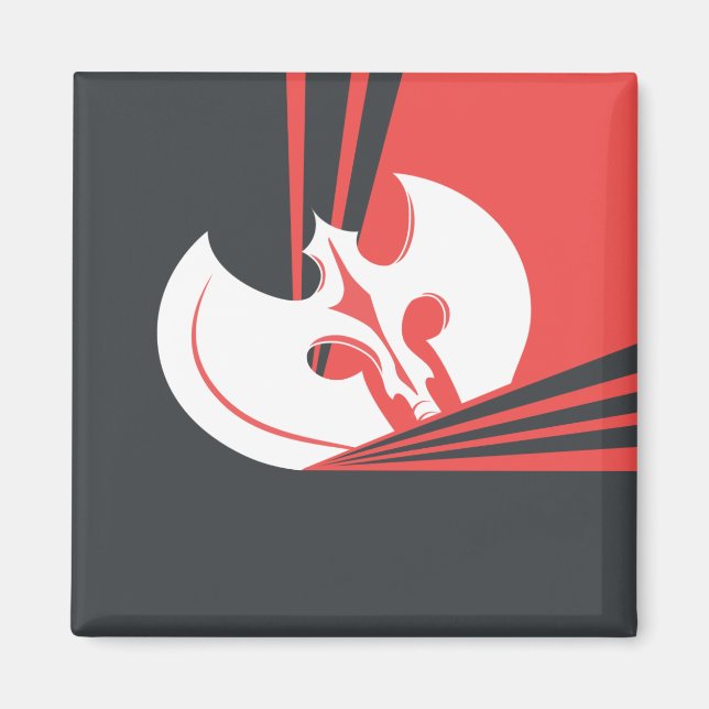 Axe War Weapon Warrior Battle Military Ancient Magnet (Front)