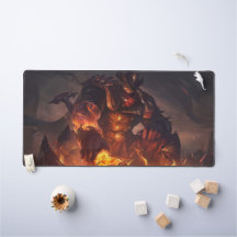 Axe Wielder Gaming Desk Mat | High Noon Cowboy Pad