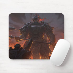 Axe Wielder Gaming Mousepad   Legendary Warrior