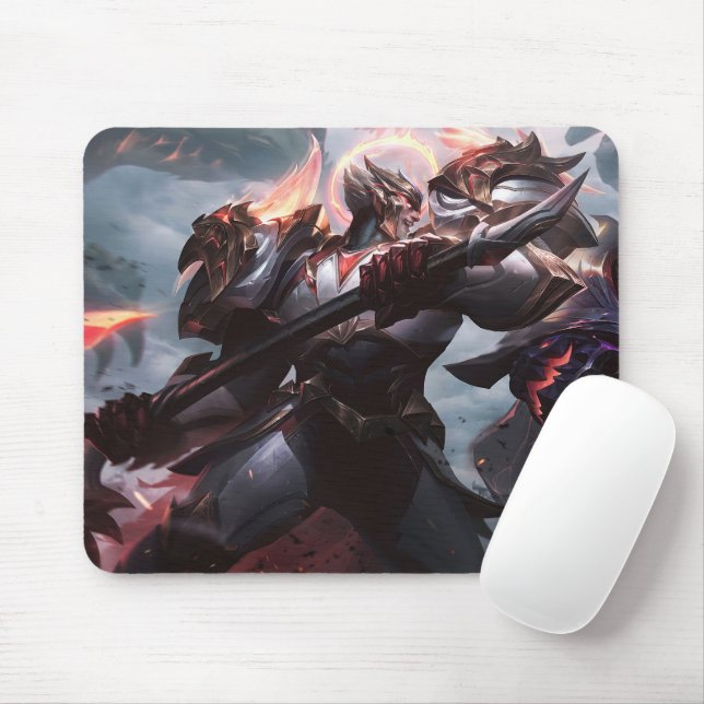 Axe Wielder Gaming Mousepad | Legendary Warrior (With Mouse)