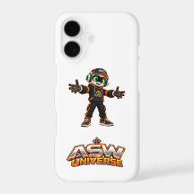Axel Futuristic AI Robot Character Phone Case