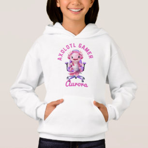 Axelotl Cosy Gamer Girl Pink Cute Axolotl Name