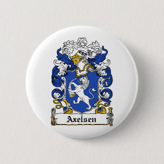 Axelsen Family Crest 6 Cm Round Badge