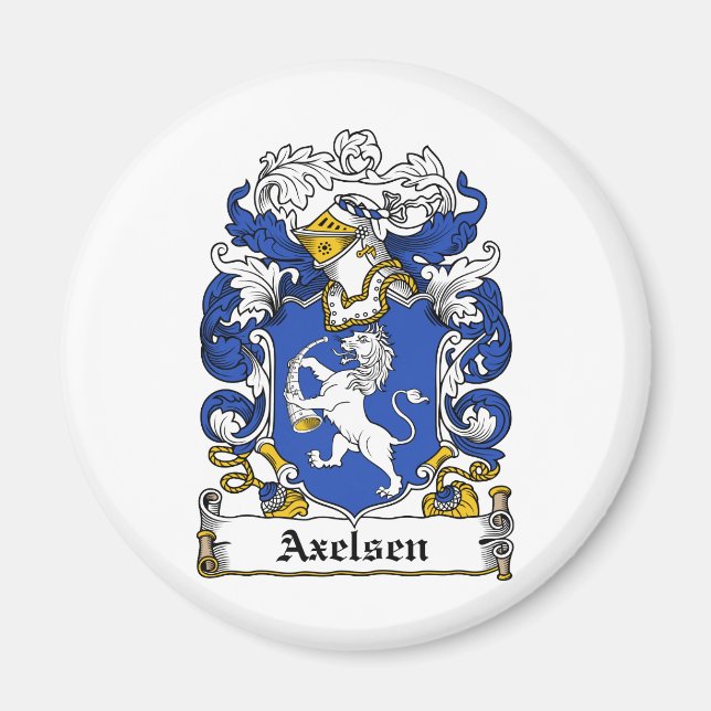 Axelsen Family Crest Magnet (Front)