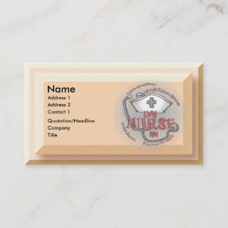  Axiom LVN Nurse Business Card