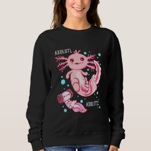 Axolittle Axolotl Big And Small Exotic Pet Animal Sweatshirt