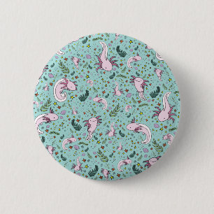 Axolotl 6 Cm Round Badge
