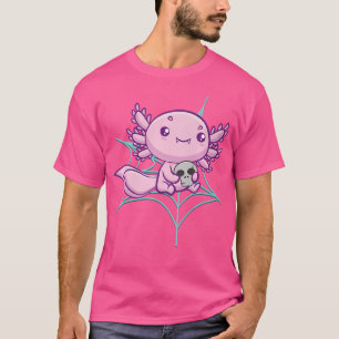 Axolotl Ambystoma Mexicanum Vampire Halloween Walk T-Shirt