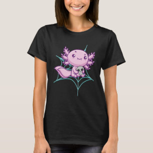 Axolotl Ambystoma Mexicanum Vampire Halloween Walk T-Shirt