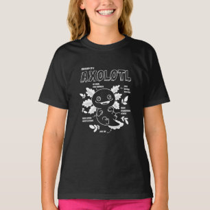 AXOLOTL ANATOMY CUTE ANIMAL T-Shirt