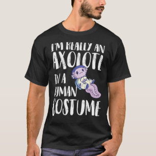 Axolotl Astronaut Space Earth Sun System Spaceship T-Shirt