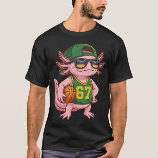 Axolotl Basketball 67 Gen Alpha Slang Sports Men T-Shirt