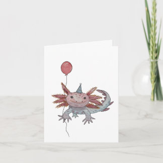 axolotl birthday card