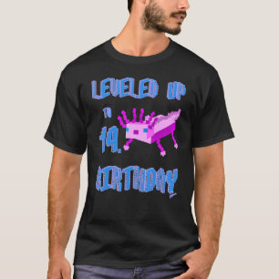 Axolotl Birthday Levelled Up To 19 Birthday T-Shirt