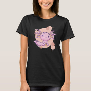 Axolotl Bubble Tea Boba Ambystoma Mexicanum Walkin T-Shirt
