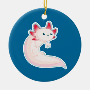 Axolotl Ceramic Tree Decoration