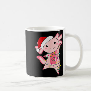 Axolotl Christmas Fairy Light Christmas Axolotl  Coffee Mug