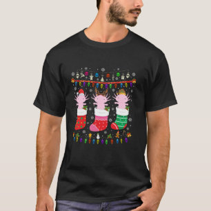 Axolotl Christmas Socks Ugly Christmas Sweater Paj